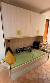 Camerica a ponte con due letti singoli