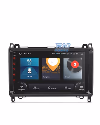 RADIO GPS ANDROID 13 MERCEDES-BENZ W639 9" QUALCO