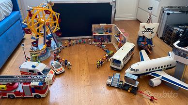 Set Playmobil (pompieri/guardia costiera ed altro)
