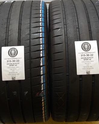 2 GOMME 315 30 22 MICHELIN A50649