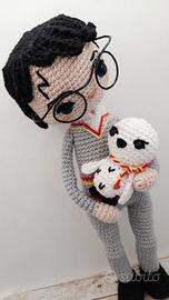 Harry e Edwige  bambole Artigianale Amigurumi 