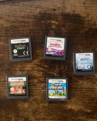 Lotto 5 giochi Nintendo DS