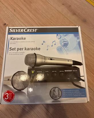 Set karaoke silver crest