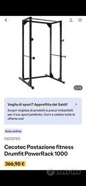 Rack a gabbia dechatlon  nuovo imballato