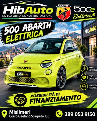 FIAT 500 ABARTH ELETTRICA SOLO 9 MILA CHILOMETRI 
