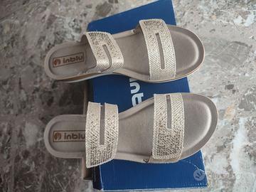 sandali inblu 41 dorati