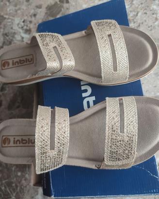 sandali inblu 41 dorati