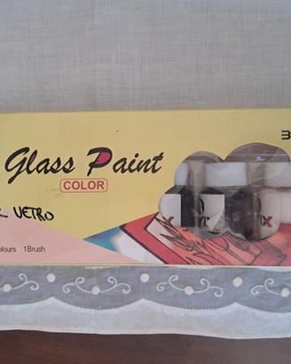 Pittura per vetro 6 pezzi