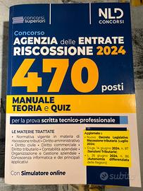 Manuale e Quiz 470 posti Agenzia Entrate 2024