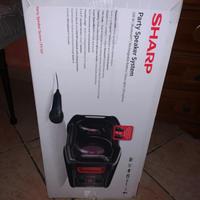 180W RMS Sharp Nuova microfono originale