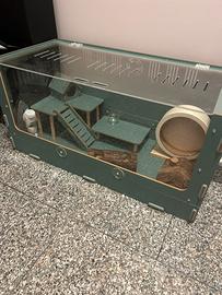 Gabba in legno per criceti 80x40