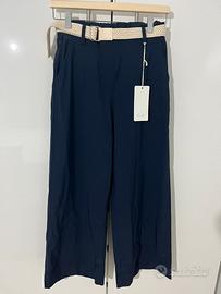 Pantaloni donna blu taglia M