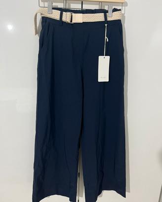 Pantaloni donna blu taglia M