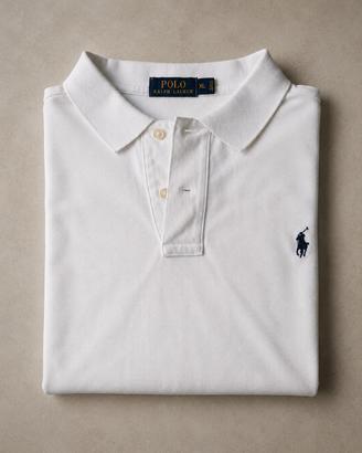 Polo Ralph Lauren Maglia Lunga Bianca XL