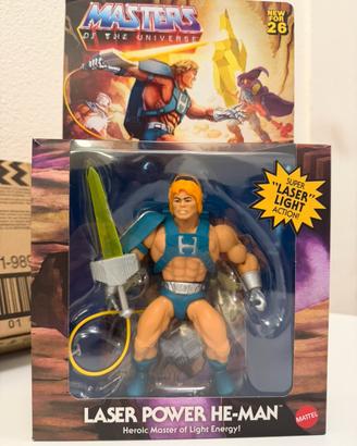He-Man Laser Power Masters of the universe origins