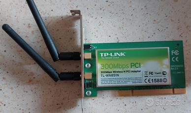 Adattatore Wireles N Wifi WLAN TP-LINK PCI