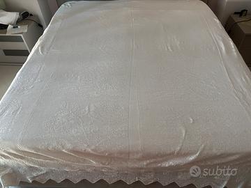 Coperta uncinetto filet