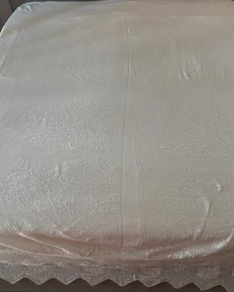 Coperta uncinetto filet