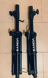 Coppia di stativi per casse audio