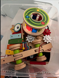 giocattoli in legno marca HAPE