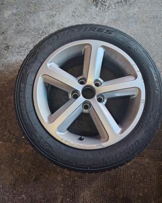 cerchi lega audi con gomme nuove