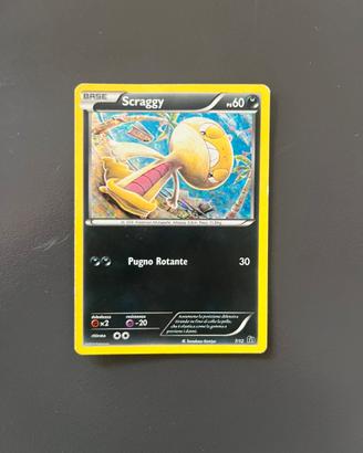 Carta pokemon Scraggy