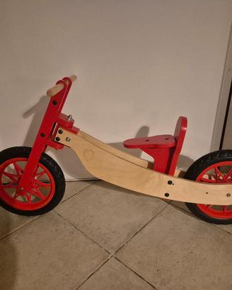 Bici legno balance bambino/a