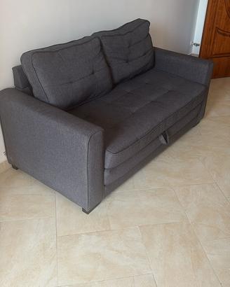 Divanetto letto grigio