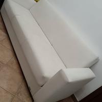 Divano I pelle bianco