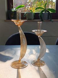 Coppia candelabri vintage - La Murrina