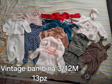 Abbigliamento vintage per bambini 32pz