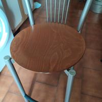 SGABELLO CON SCHIENALE - SEDIA ALTA CALLIGARIS