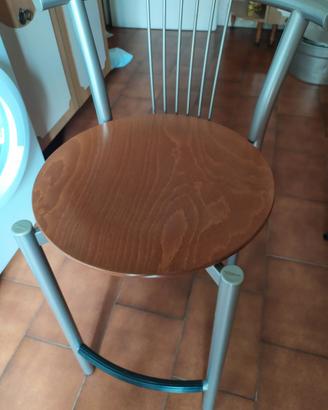 SGABELLO CON SCHIENALE - SEDIA ALTA CALLIGARIS