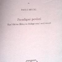 Paolo Becchi, Paradigmi perduti: Karl-Heinz Ilting