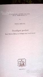 Paolo Becchi, Paradigmi perduti: Karl-Heinz Ilting