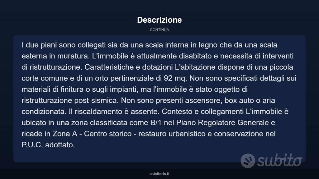 Appartamento – Giffoni Sei Casali, Capitignano, Salerno - Altro