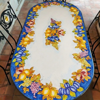 TAVOLO IN PIETRA LAVICA MIS. 200X100 CM. IN ITALIA