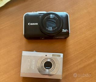 2 fotocamere digitali CANON: ixus & powershot