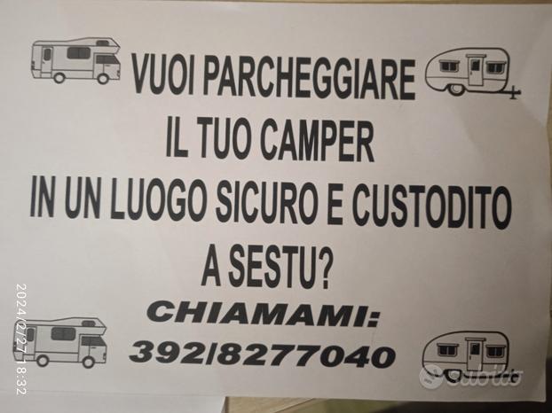 Parcheggio camper