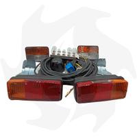 Kit luci 12V completo universale per trattori cavo
