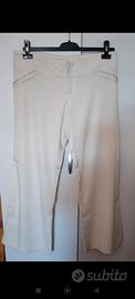 Pantalone bianco panna