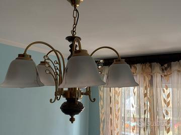 Lampadario con swaroski