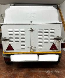 Carrello rimorchio trasporto cani