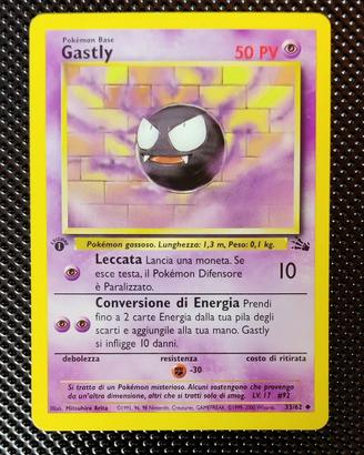Gastly 33/62 Fossil 1° edizione ITA