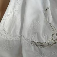 Tovaglia e 6 Tovaglioli Pizzo Tombolo Ricami  Mano