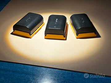 3 batterie originali Canon LP-E6