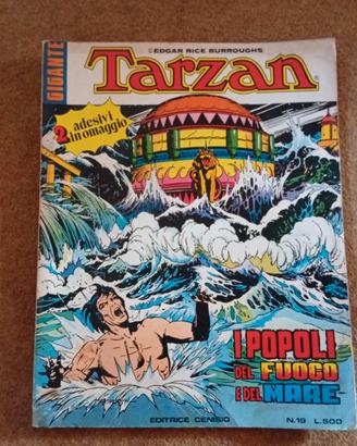 Tarzan Gigante n. 19 Cenisio 1975 Con Adesivi