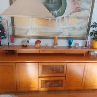 TAVOLO ALLUNGABILE + MADIA + SPECCHIO APPENDIABITI