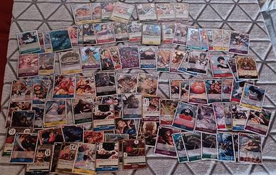 Lotto circa 100 carte One Piece OP-11 giapponesi
