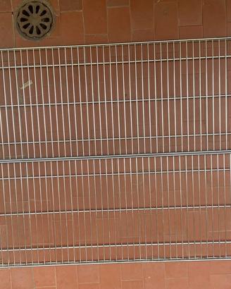 Due ripiani metallo 121 x 36 sistema Archimede